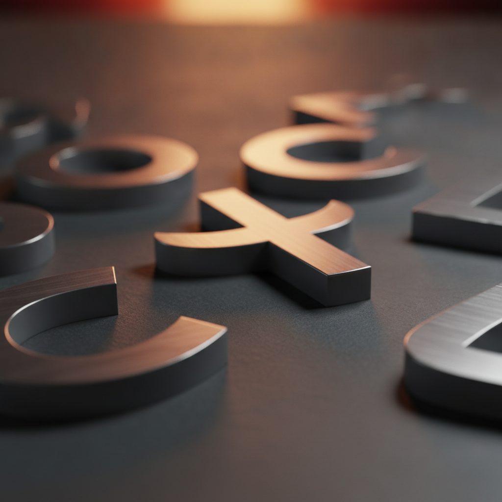 Premium-finish dimensional letters